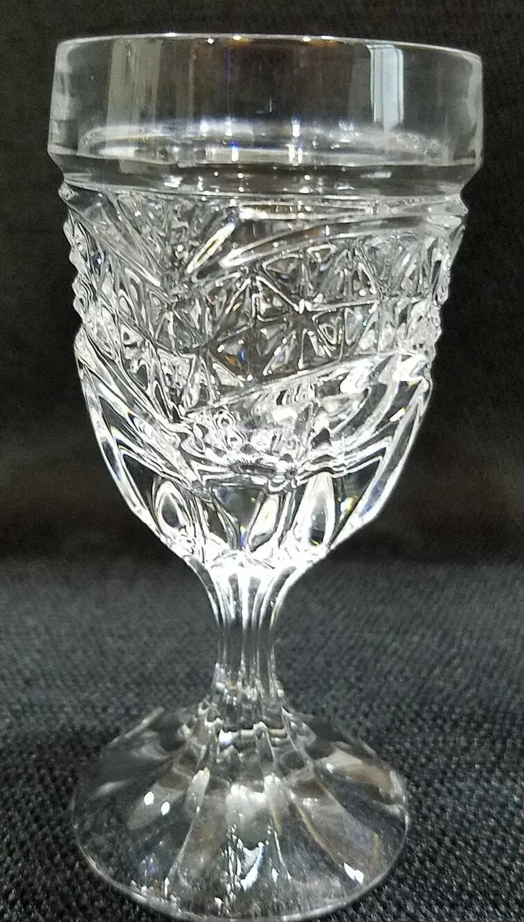 Single Cut Glass Cordial / Ring Holder